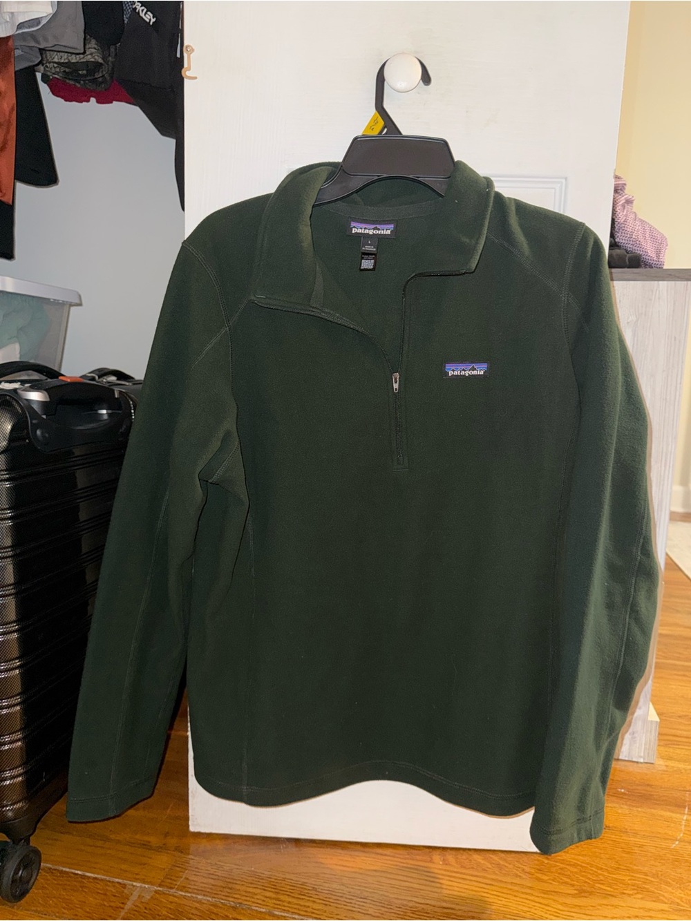Patagonia Dark Green Half-Zip Fleece Pullover